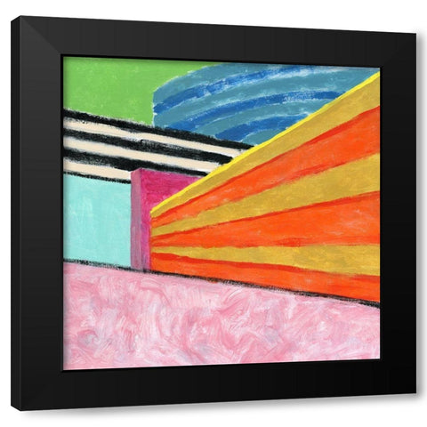 Museum II Black Modern Wood Framed Art Print with Double Matting by Galapon, Nikki