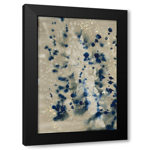 Lapis Merging I Black Modern Wood Framed Art Print with Double Matting by Binder, Vanessa