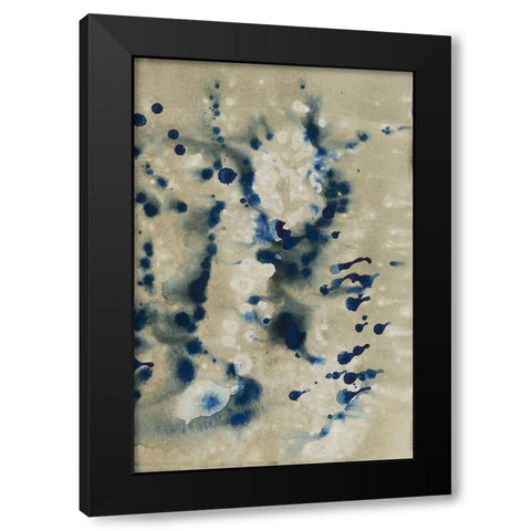 Lapis Merging II Black Modern Wood Framed Art Print with Double Matting by Binder, Vanessa