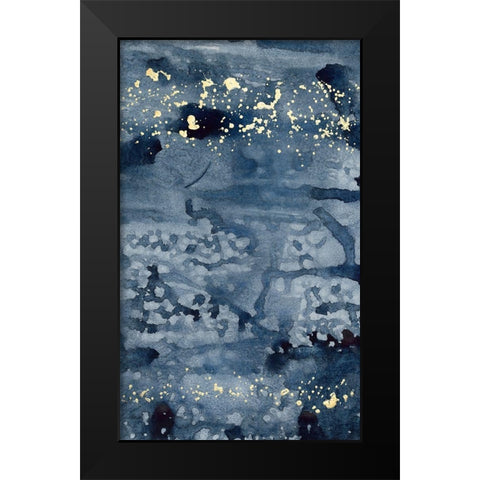 Spindrift I Black Modern Wood Framed Art Print by Binder, Vanessa