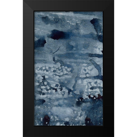 Spindrift I Black Modern Wood Framed Art Print by Binder, Vanessa