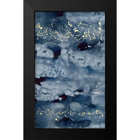 Spindrift II Black Modern Wood Framed Art Print by Binder, Vanessa