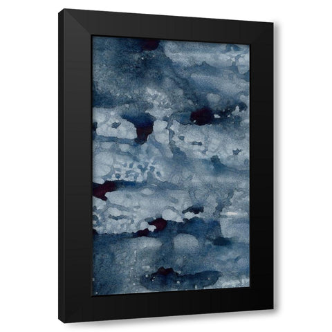 Spindrift II Black Modern Wood Framed Art Print by Binder, Vanessa