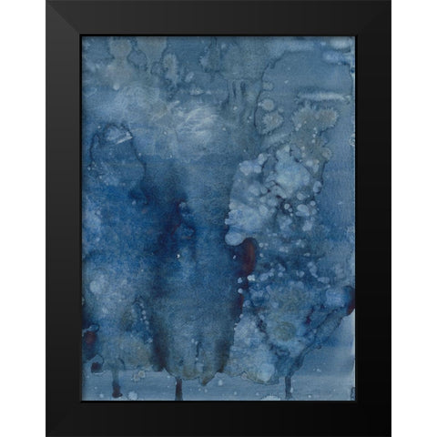 Blue River II Black Modern Wood Framed Art Print by Binder, Vanessa
