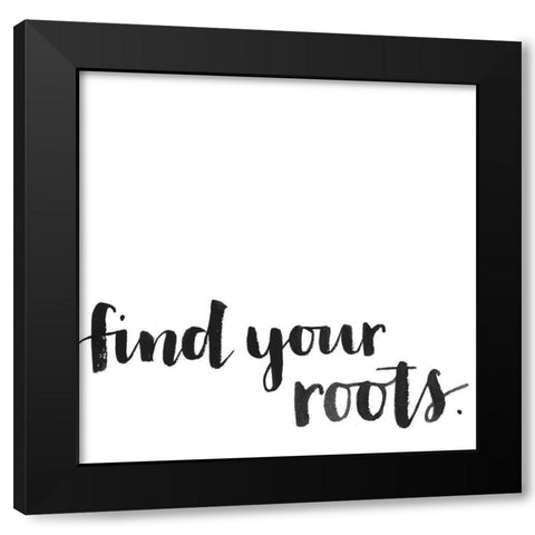 Simple Mantras III Black Modern Wood Framed Art Print with Double Matting by Popp, Grace