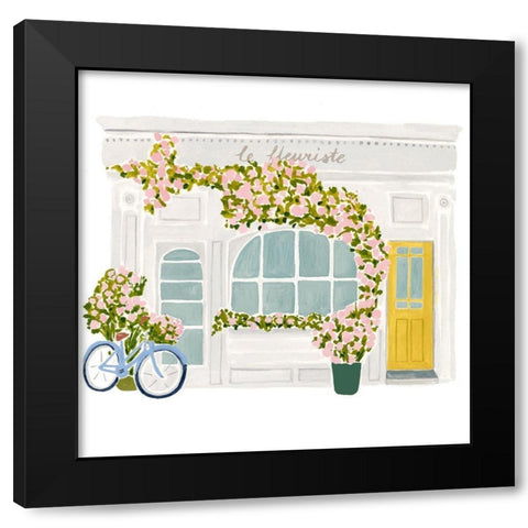 Bonheur I Black Modern Wood Framed Art Print by Borges, Victoria