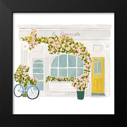 Bonheur I Black Modern Wood Framed Art Print by Borges, Victoria