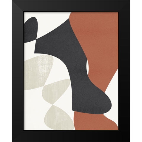 Mountain Terrain I Black Modern Wood Framed Art Print by Wang, Melissa