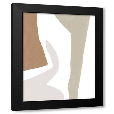 Format Frolic I Black Modern Wood Framed Art Print by Borges, Victoria