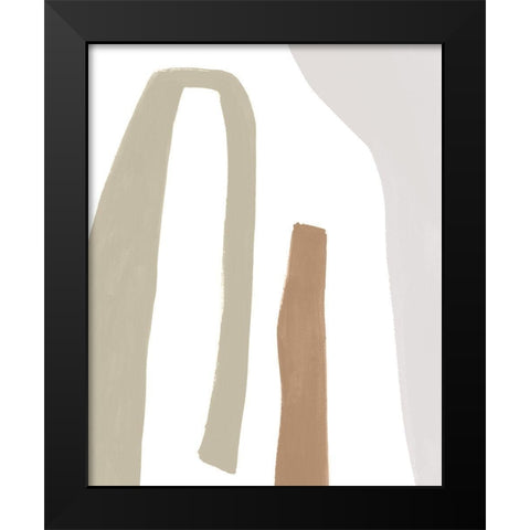 Format Frolic II Black Modern Wood Framed Art Print by Borges, Victoria