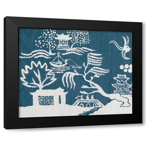 Tea Room I Black Modern Wood Framed Art Print by Ludwig, Alicia