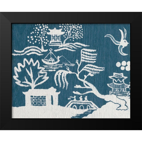 Tea Room I Black Modern Wood Framed Art Print by Ludwig, Alicia