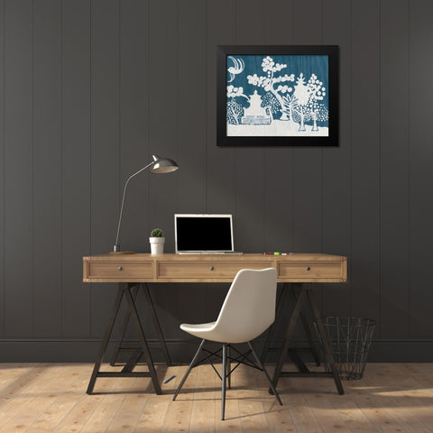 Tea Room II Black Modern Wood Framed Art Print by Ludwig, Alicia