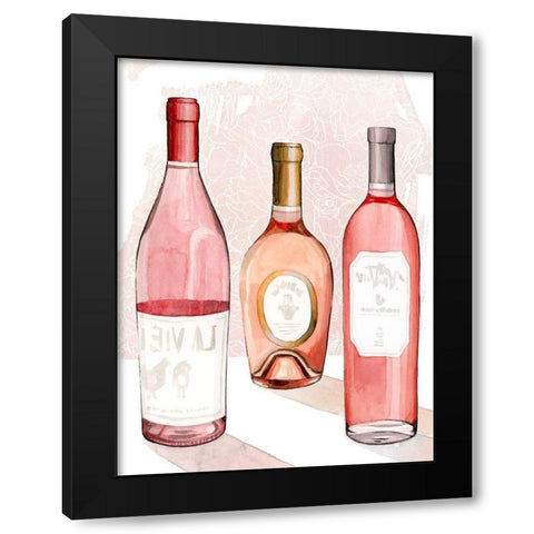 RosÃ© Summer II Black Modern Wood Framed Art Print by Popp, Grace