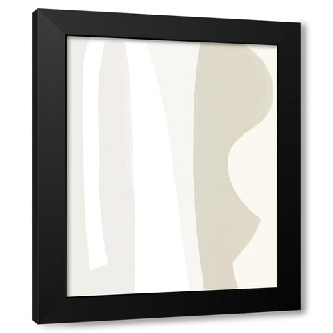 Fundamental I Black Modern Wood Framed Art Print by Borges, Victoria