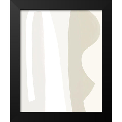 Fundamental I Black Modern Wood Framed Art Print by Borges, Victoria