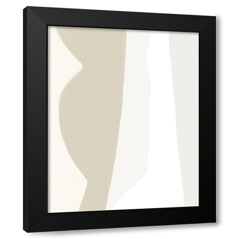 Fundamental II Black Modern Wood Framed Art Print by Borges, Victoria