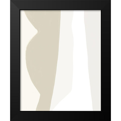 Fundamental II Black Modern Wood Framed Art Print by Borges, Victoria