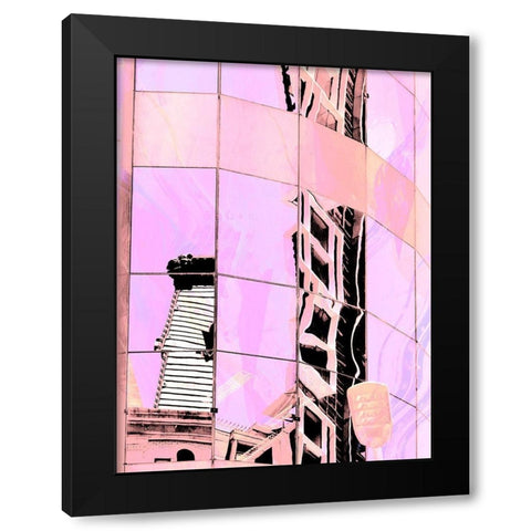 Urban Pastels III Black Modern Wood Framed Art Print by Bane, Eva