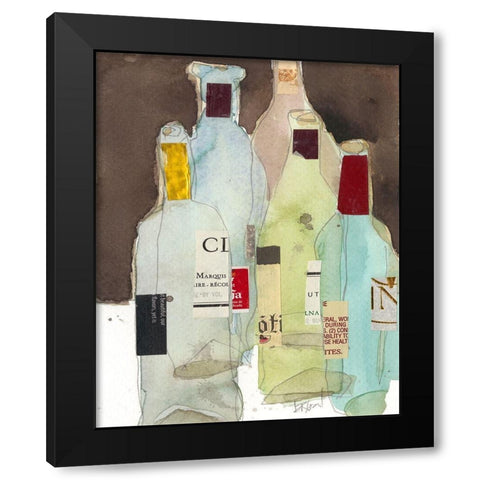 Wines and Spirits III Black Modern Wood Framed Art Print with Double Matting by Dixon, Samuel