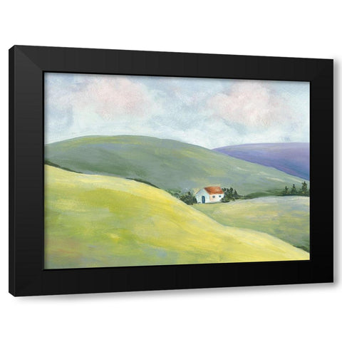 Hillside Vista I Black Modern Wood Framed Art Print by Moore, Regina