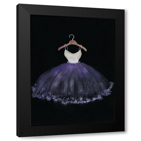 Pastel Tutu I Black Modern Wood Framed Art Print with Double Matting by Moore, Regina