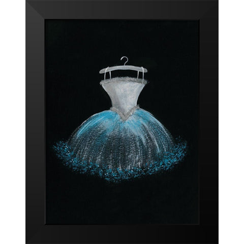 Pastel Tutu II Black Modern Wood Framed Art Print by Moore, Regina