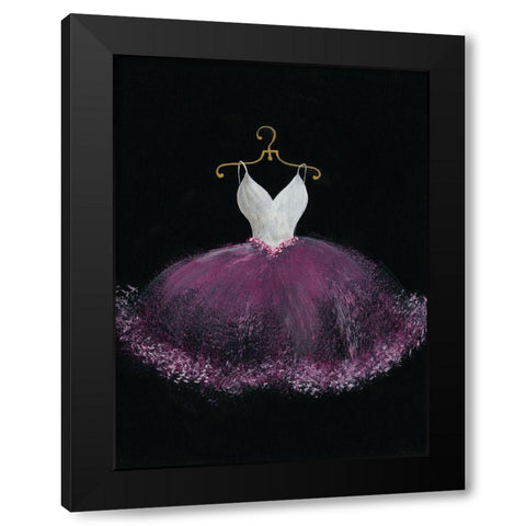 Pastel Tutu III Black Modern Wood Framed Art Print with Double Matting by Moore, Regina