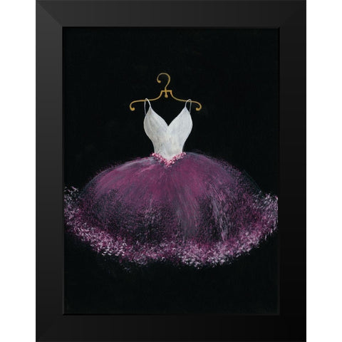 Pastel Tutu III Black Modern Wood Framed Art Print by Moore, Regina