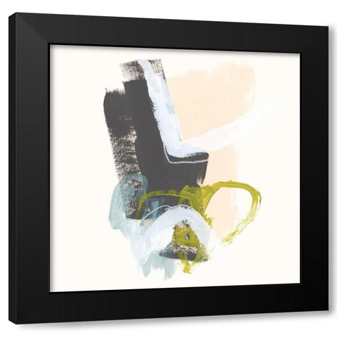Mixed Metaphor III Black Modern Wood Framed Art Print by Vess, June Erica
