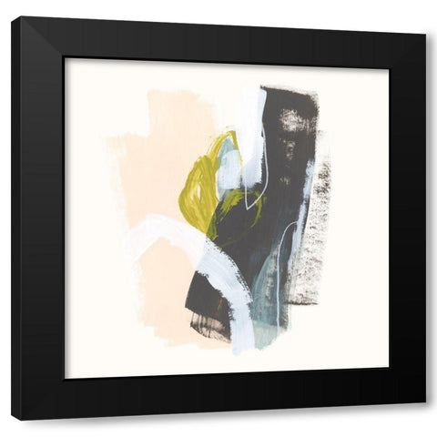 Mixed Metaphor V Black Modern Wood Framed Art Print by Vess, June Erica
