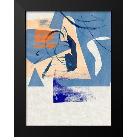 Night Fragment II Black Modern Wood Framed Art Print by Wang, Melissa