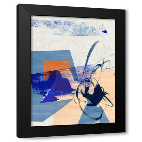 Night Fragment III Black Modern Wood Framed Art Print by Wang, Melissa