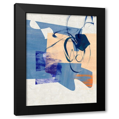 Night Fragment IV Black Modern Wood Framed Art Print with Double Matting by Wang, Melissa