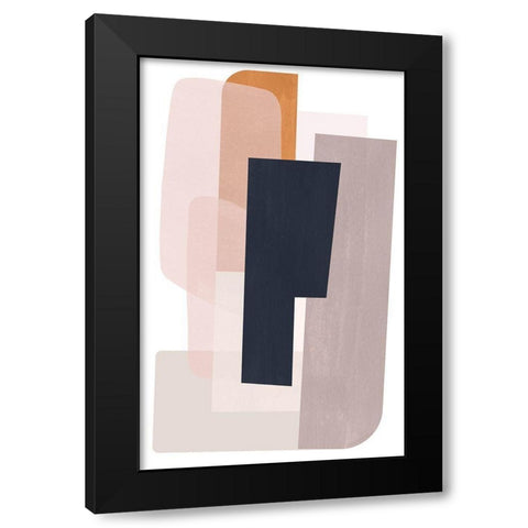 Embedded I Black Modern Wood Framed Art Print by Scarvey, Emma