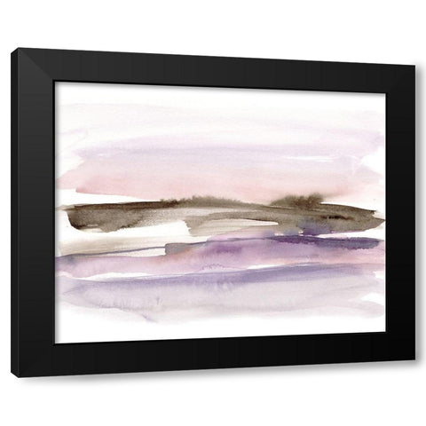 Purple Umber II Black Modern Wood Framed Art Print by Goldberger, Jennifer