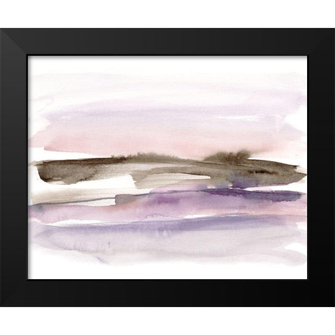 Purple Umber II Black Modern Wood Framed Art Print by Goldberger, Jennifer