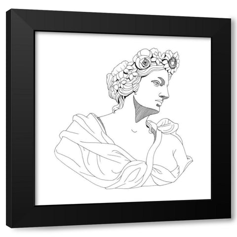 Garden Goddess I Black Modern Wood Framed Art Print by Popp, Grace