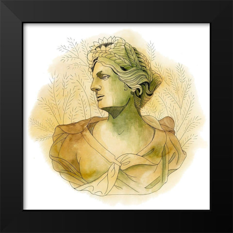 Garden Goddess IV Black Modern Wood Framed Art Print by Popp, Grace