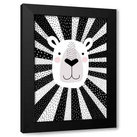 Custom Mix and Match Animal I Black Modern Wood Framed Art Print by Borges, Victoria