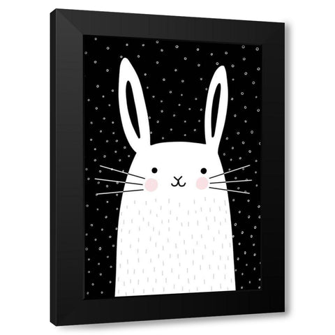 Custom Mix and Match Animal V Black Modern Wood Framed Art Print by Borges, Victoria