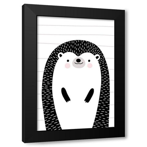 Custom Mix and Match Animal IX Black Modern Wood Framed Art Print with Double Matting by Borges, Victoria