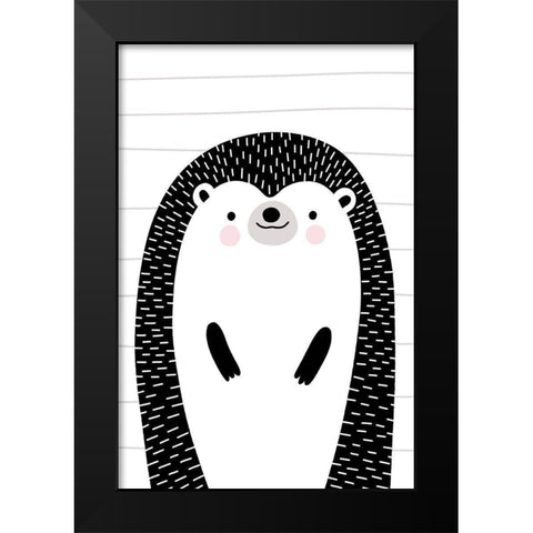 Custom Mix and Match Animal IX Black Modern Wood Framed Art Print by Borges, Victoria