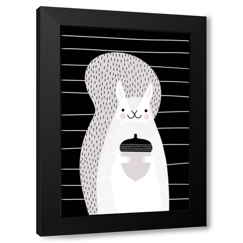 Custom Mix and Match Animal X Black Modern Wood Framed Art Print by Borges, Victoria