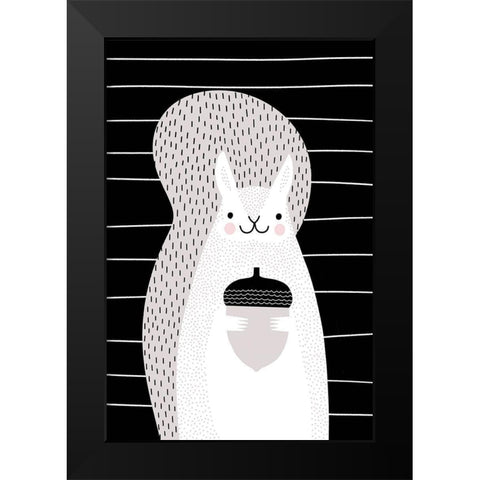 Custom Mix and Match Animal X Black Modern Wood Framed Art Print by Borges, Victoria