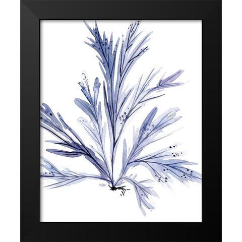 Living Under Sea IV Black Modern Wood Framed Art Print by Wang, Melissa