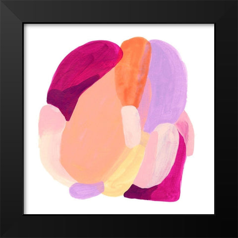 Piquant Forms IV Black Modern Wood Framed Art Print by Vess, June Erica