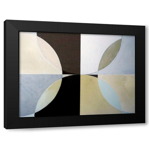 Clear Intentions II Black Modern Wood Framed Art Print with Double Matting by Bellissimo Art