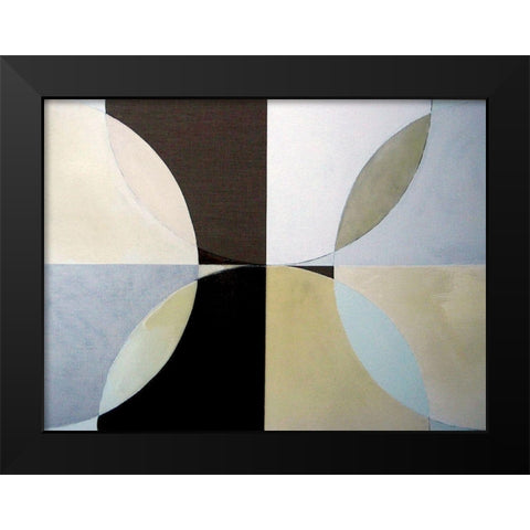 Clear Intentions II Black Modern Wood Framed Art Print by Bellissimo Art