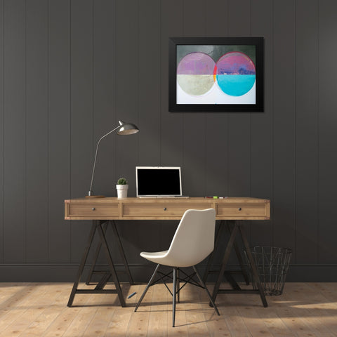 Clear Intentions V Black Modern Wood Framed Art Print by Bellissimo Art
